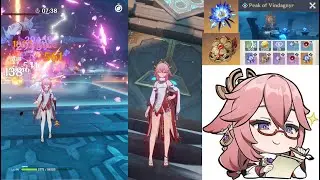 How to farm peak of vindagnyr with big brain yae
