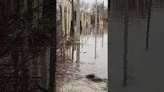 Паводок в Костанае. Улица Дачная. Наримановка. 7 апреля