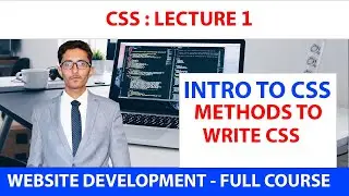 ( 3 Methods )  to Write CSS #1 Website Development - Full Course in Hindi #15