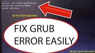 HOW TO FIX GRUB RESCUE ERROR || NO SUCH PARTITION || NO DATA LOSS || TAMIL
