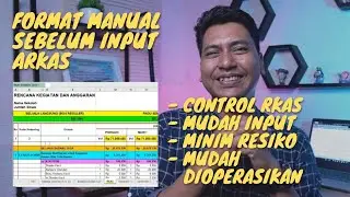 Format Manual Sebelum Input ARKAS || Solusi Mudah Pembuatan RKAS