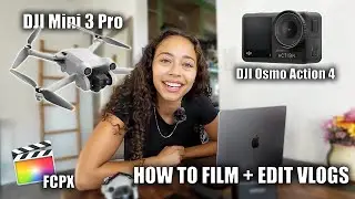 HOW I FILM & EDIT TRAVEL VLOGS | Dji Osmo Action 4