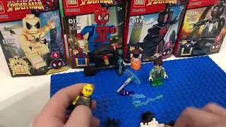 обзор на фигурки Коула и Скелета по Лего Ниндзяго.