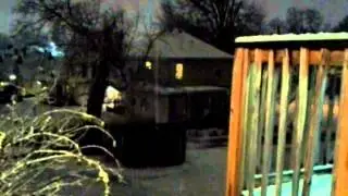 Snowing