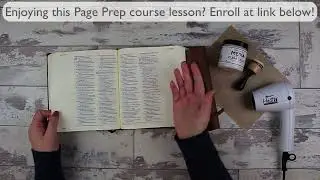 How to page prep in bulk in your Journaling Bible!