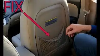 Repair seat back and sagging cargo nets on a 2007 2008 2009 2010 Hyundai Elantra