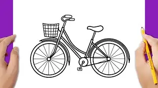 How to draw a bicycle
