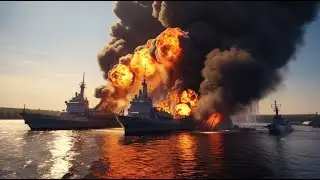 THIS NIGHT! Ukrainian First Neptune Ballistic Missile sinks Russia's Crimea Black Sea Fleet Flagman