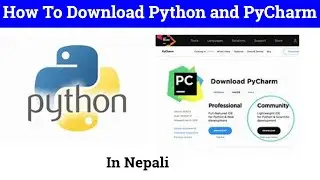 how to install python |  how to install pycharm | python and pycharm installation in windows.