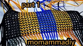 Diy/3 ரோல் சாதா முடிச்சு வயர் கூடை பின்னுவது எப்படி part 1 forbeginners /normal knot wire koodai.