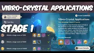 Vibro-Crystal Applications Stage 1. Raiden - Arlecchino | Genshin
