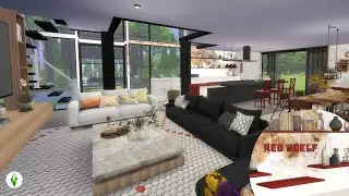 This RED SHELF inspired me to create this MANSION in The Sims 4 ❤️ | Part 1