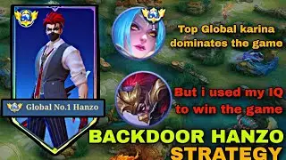 NEW HANZO BACKDOOR STRATEGY  ( perfect rotation so far ) - MLBB