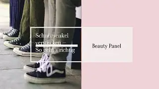 ◤Schnürsenkel verstecken – So geht’s richtig