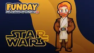 How to Draw OBI-WAN KENOBI! Star Wars!