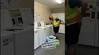 Every construction hard working on weekends #hellomrgeorge #mrhardhat