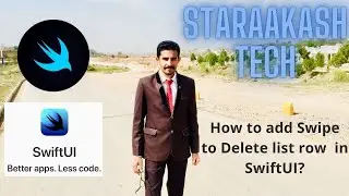 How to add swipe to delete row from list view in SwifUI?