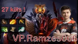 VP.Ramzes666 is ready for TI8 Insane Bloodseeker match 27 kills ! - Free Arcana Skins - Dota 2