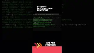 Symfony Command doctrine/json Functions Bundle 