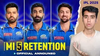 IPL 2025 MI Retained Players List | MI Retained Players 2025 IPL | MI Squad 2025 With Retention New