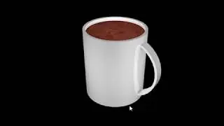 Как сделать кружку с кофе быстро и легко в cinema 4D/How to make a mug of drink in Cinema 4D