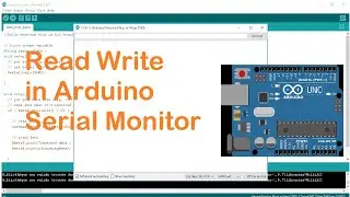 How to read and write data in Arduino serial monitor