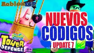[UPDATE 7] CÓDIGOS DE BOB ESPONJA DEFENSA DE LA TORRE EN ROBLOX CÓDIGOS DE BOB ESPONJA TOWER DEFENSE