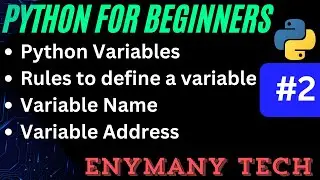 Variables in Python | Python for Beginners (2024)