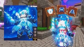I Got The Jormungandr Set and In Skyblock! (Blockman Go)