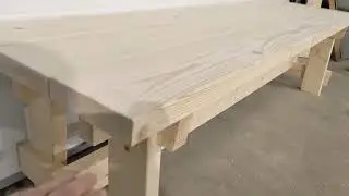 Лавка из массива Сосны под заказ