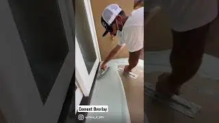 Satisfying cement overlay application 