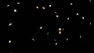 3D Stars Falling Green Screen | No Copyright Stars Falling Effect Black Screen Video Footage