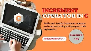Increment operator in c programming | Pre and Post-increment operator in c | Postfix | Prefix