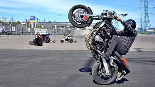 Stunt Suzuki Bandit 400ccm