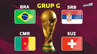 Grup G Piala Dunia 2022 : Dari Mimpi Brazil Dan Ulangan 2018