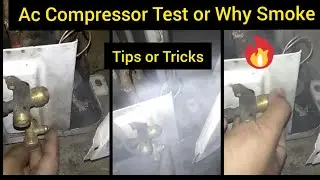 How to Compressor Back Press l Ac Compressor Test l Comoressor Discharge Pressure
