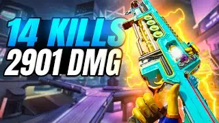 14 kills 2,901 Damage Flatline Is Crazy - Apex Legends Gameplay