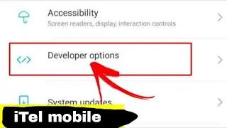 iTel Phone Developer Setting phone | itel phone developer options