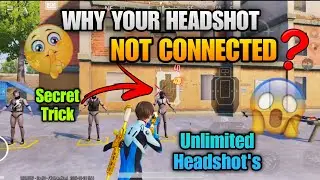 "Secret Trick To Connect Only Headshot In Bgmi "