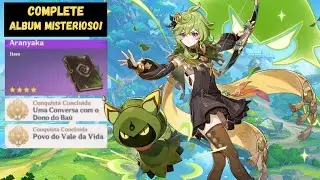 COMO COMPLETAR O ALBUM MISTERIOSO DE FOTOS DE ARANYAKA - COLETE OS 10 BAÚS - [GENSHIN IMPACT]