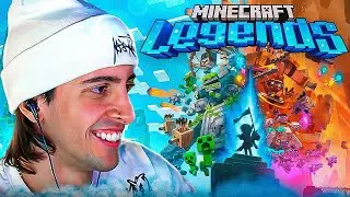 robleis prueba el nuevo minecraft legends con streamers