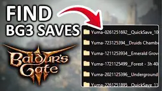 How To Find Baldur's Gate 3 Save Files on PC