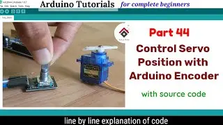 Servo position control using Rotary Encoder and Arduino[CODE] | Servo angle control with encoder