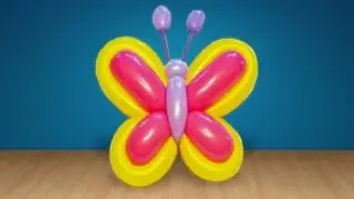 Бабочка из шаров шдм Butterfly of balloons.