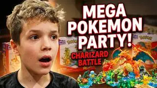 MEGA Pokemon Twin Party: Charizard Returns for Legendary Battle!