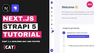 Building a Video Summarizer App with Next.js 14 and Strapi 5 - Part 3.2 Navigation & Footer