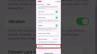 Enable Back Tap on your iPhone #iphone #shorts #feature