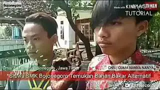 Saya kira ini bahan bakar, pas ditonton teryata