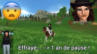 JE SUIS  EFFRAYÉE...(retour 1 an de pause + présentation chevaux) // Star Stable