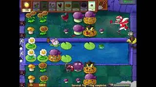 Plants vs. Zombies [PC] - Playthrough: Survival Fog